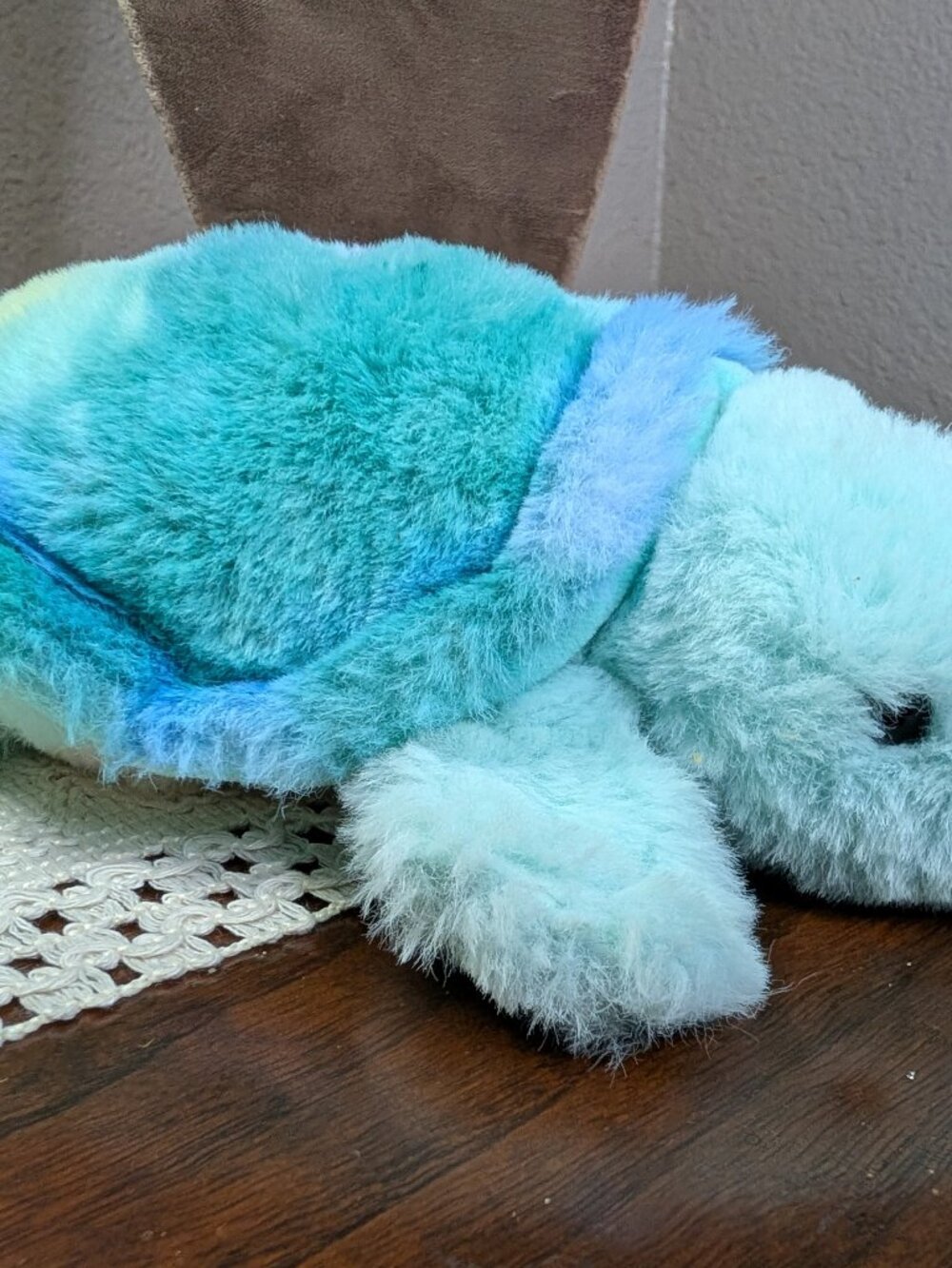 Douglas Cuddle Toy Sea Turtle Teal Blue Tie Dye shell soft 5" plush 2024
